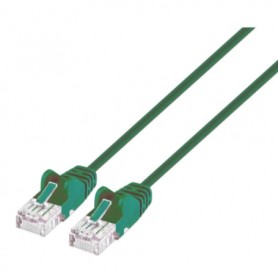 Intellinet 745710 Cat6 U UTP Slim Network Patch Cable Green
