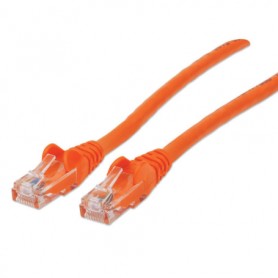 Intellinet 745734 Cat6 U UTP Slim Network Patch Cable Orange