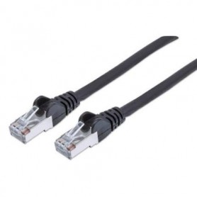 Intellinet 745758 Cat6 U UTP Slim Network Patch Cable Black