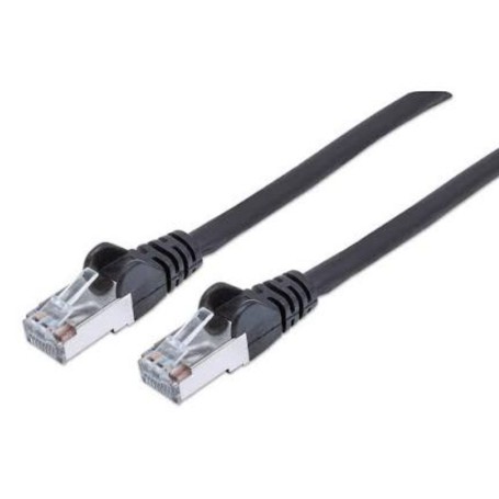 Intellinet 745758 Cat6 U UTP Slim Network Patch Cable Black