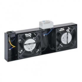 Intellinet 716383 2 Fan Roof Mount Ventilation Unit with Thermostat