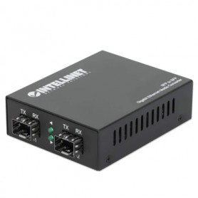 Intellinet 509183 SFP to SFP Gigabit Ethernet Media Converter