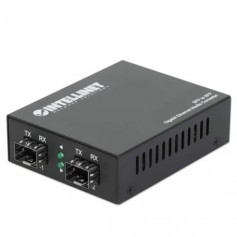 Intellinet 509183 SFP to SFP Gigabit Ethernet Media Converter