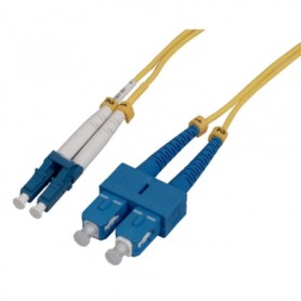 Intellinet 760782 8 m LC to SC UPC Fiber Optic Patch Cable Yellow