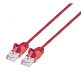 Intellinet 745529 Cat8 1 U FTP Slim Network Patch Cable 1 5 ft Red 10 Pack