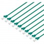 Intellinet 745000 Cat8 1 U FTP Slim Network Patch Cable 0 5 ft Green 10 Pack
