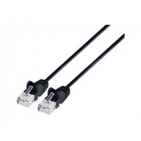 Intellinet 745048 Cat6 U UTP Slim Network Patch Cable 15 ft Black 5 Pack