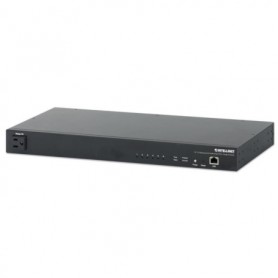 INTELLINET 120234 6-Outlet 19 Rackmount Managed Metered Power Distribution Unit