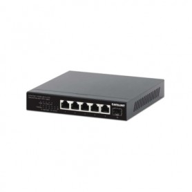 INTELLINET 562294 6-Port 2.5G PoE Ethernet Switch with 10G SFP Uplink