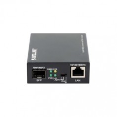 INTELLINET 509688 Gigabit Media Converter and PoE Injector 90W
