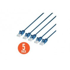INTELLINET 742665 Cat6 U UTP Slim Network Patch Cable Blue