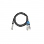 INTELLINET 509756 100G QSFP28 to 4×25G SFP28 Passive DAC Breakout Cable