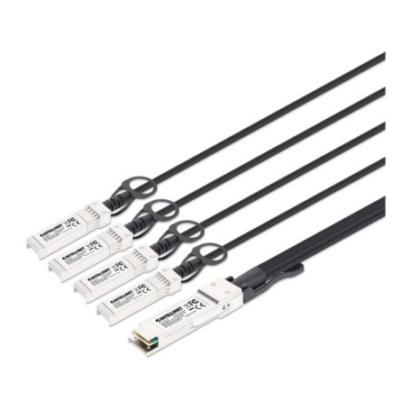 INTELLINET 509770 40G QSFP+ to 4×10G SFP Passive DAC Breakout Cable