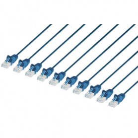 INTELLINET 742658 Cat6 U UTP Slim Network Patch Cable Blue