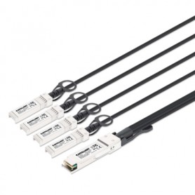 INTELLINET 509794 40G QSFP to 4×10G SFP Passive DAC Breakout Cable