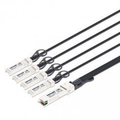 INTELLINET 509794 40G QSFP to 4×10G SFP Passive DAC Breakout Cable