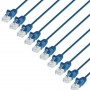 INTELLINET 744324 Cat6 U UTP Slim Network Patch Cable Blue