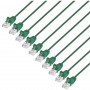 INTELLINET 744348 Cat6 U UTP Slim Network Patch Cable Green