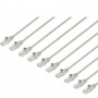 INTELLINET 744669 Cat6 U UTP Slim Network Patch Cable Gray