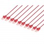 INTELLINET 744805 Cat6 U UTP Slim Network Patch Cable Red