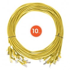 INTELLINET 744782 Cat6 U/UTP Slim Network Patch Cable (10-Pack)