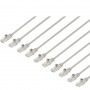 INTELLINET 744515 Cat6 U UTP Slim Network Patch Cable gray