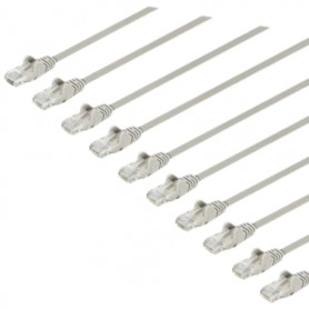 INTELLINET 744713 Cat6 U UTP Slim Network Patch Cable Gray
