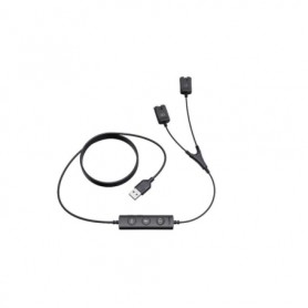 Yealink 1300084 USB to Quick-Disconnect Training Y-Cable