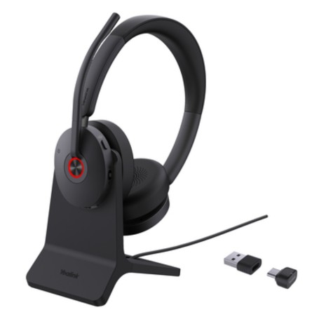 YEALINK 1208682 BH74 Bluetooth Wireless Stereo Headset with Stand
