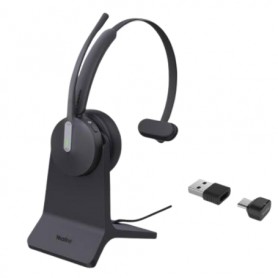 YEALINK 1208702 BH70 Mono Bluetooth Wireless Headset with Stand