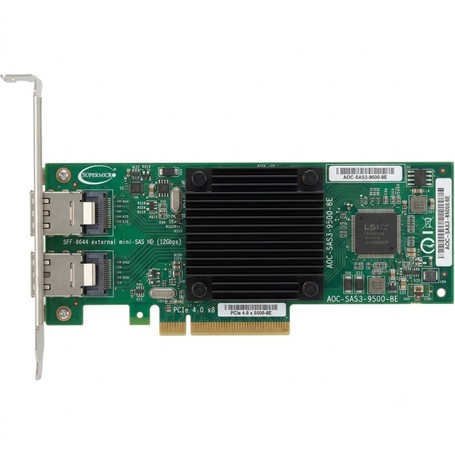 SUPERMICRO COMPUTER AOC-SAS3-9500-8E Storage Controllers