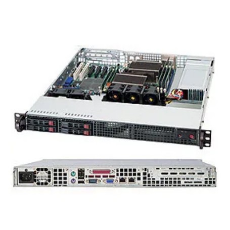 SUPERMICRO COMPUTER CSE-111TQ-600CB Server Chassis