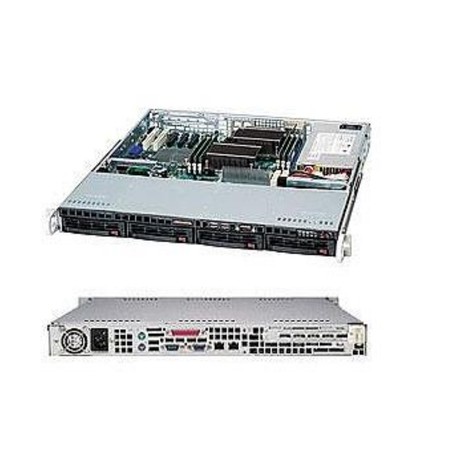 SUPERMICRO COMPUTER CSE-813MTQ-600CB Server Chassis