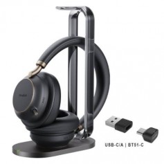 Yealink 1208700 BH76 Plus with Charging Stand UC Black USB-C/A