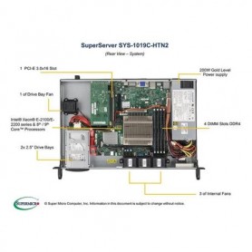 SUPERMICRO COMPUTER SYS-1019C-HTN2 Server Barebones