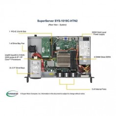 SUPERMICRO COMPUTER SYS-1019C-HTN2 Server Barebones