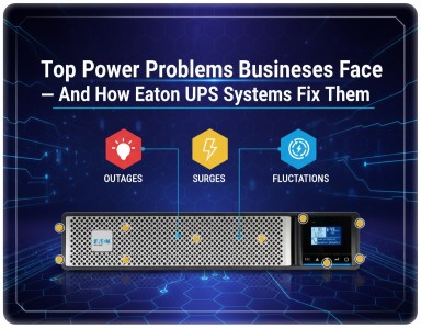Top Power Problems Businesses Face And How Eaton UPS Systems Fix Them