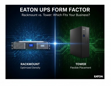 Eaton Rackmount vs Tower UPS: Which Form Factor Fits Your Business Better?