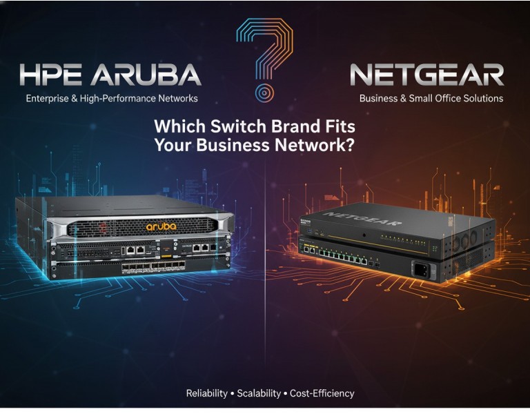 HPE Aruba vs Netgear: Which Switch Brand Fits Your Business Network?