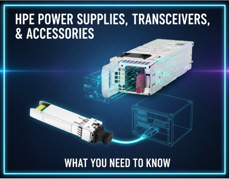 HPE Power Supplies, Transceivers & Accessories: What You Need to Know