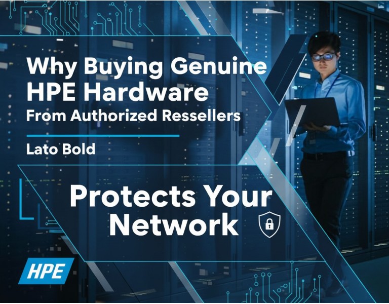 Why Buying Genuine HPE Hardware From Authorized Resellers Protects Your Network