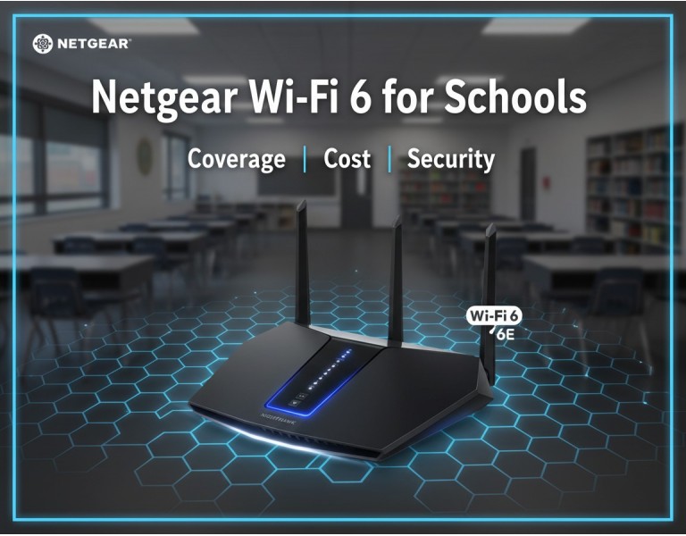 Netgear Wi-Fi 6 for Schools: Coverage, Cost & Security