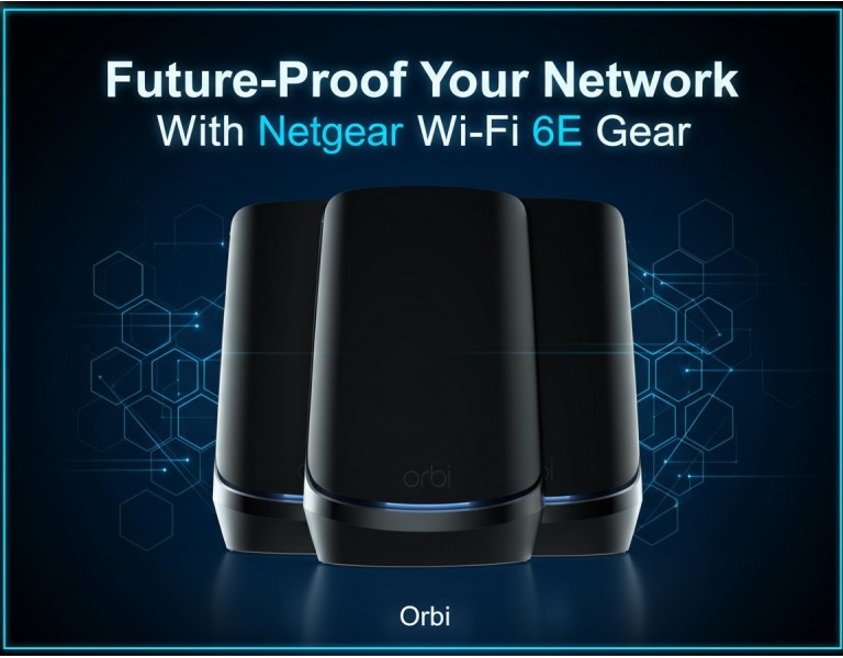 Future-Proof Your Network With Netgear Wi-Fi 6E Gear