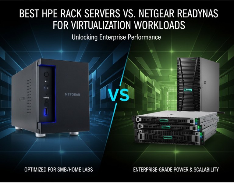 Best HPE Rack Servers vs Netgear ReadyNAS for Virtualization Workloads