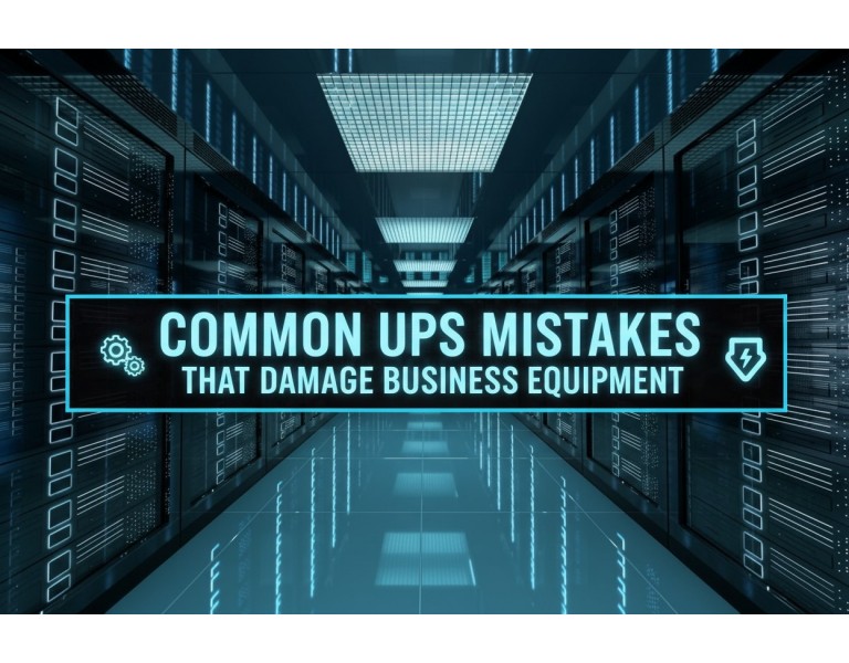 Common UPS Mistakes That Damage Business Equipment