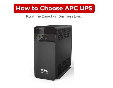 How to Choose APC UPS Runtime Based on Business Load