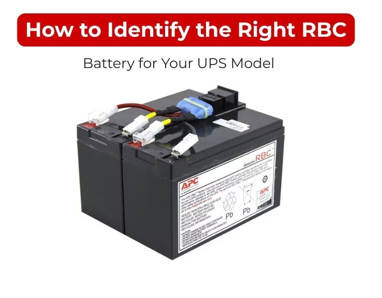 How to Identify the Right RBC Battery for Your UPS Model