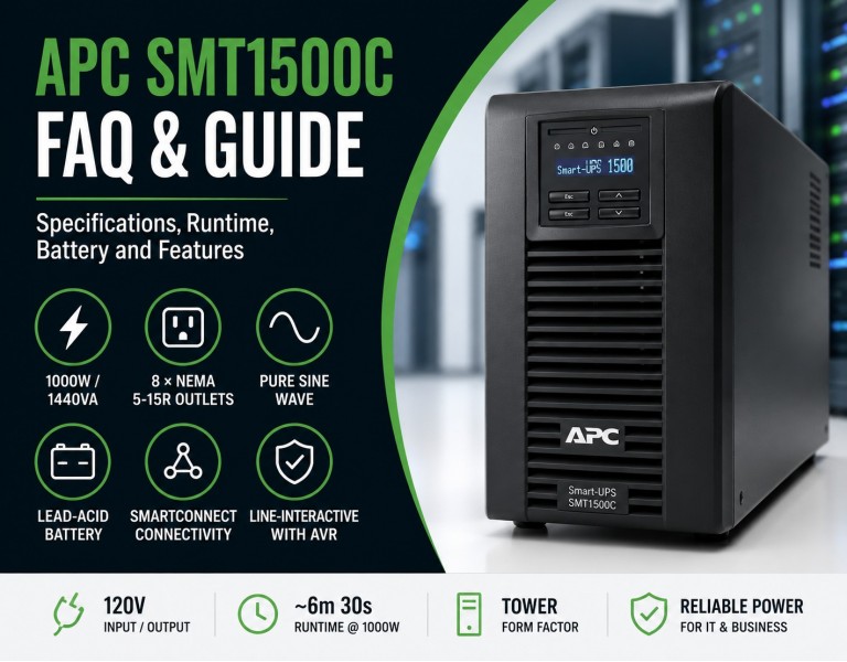 APC SMT1500C FAQ: Specifications, Runtime, Battery and Features