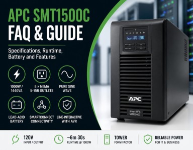 APC SMT1500C FAQ: Specifications, Runtime, Battery and Features